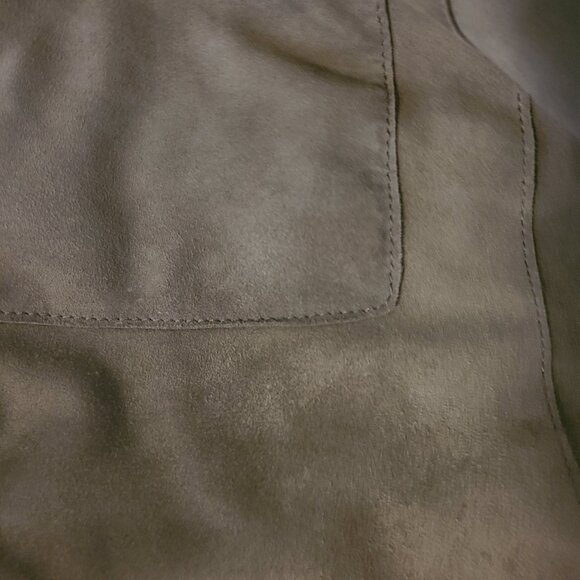 W BY WORTH Suede/Leather Shift Dress, Size 6 - Picture 5 of 7